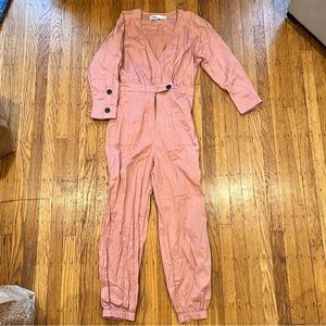 Zara Pink Jumpsuit (Size Small)